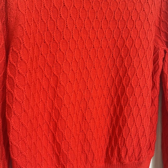 Lilly Pulitzer - Jacquetta Gold Button Sleeves Scalloped Neck Sweater Size Small - Picture 13 of 13